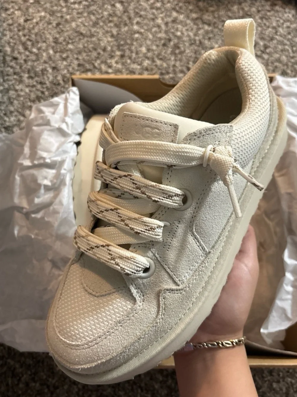 UGG Women's Cream Low-Top Sneakers